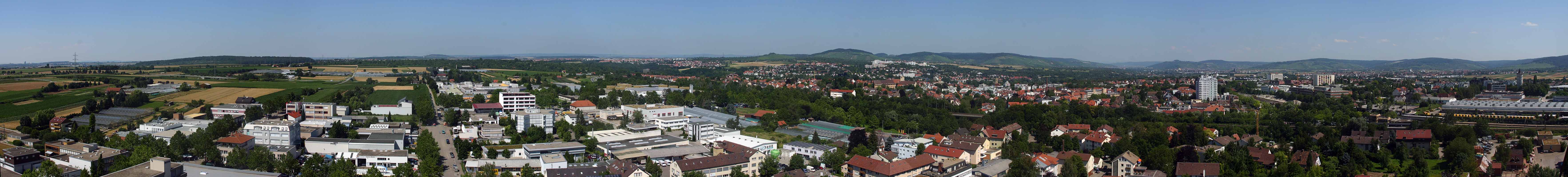 Waiblingen vom Ameisenbühl