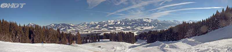 Blick vovon  der Alpe Eck nach Osten